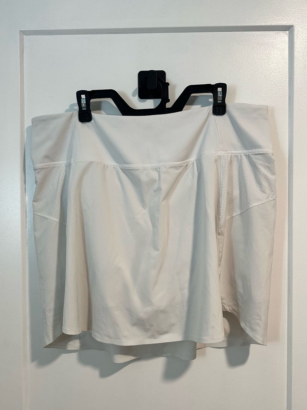 Athleta White Run Skort with Built-In Shorts